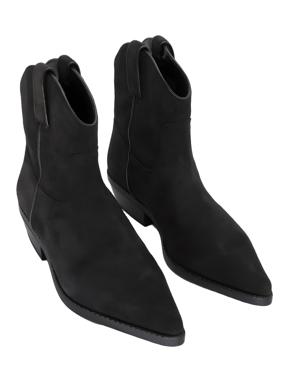 Michael Kors Noemie Chocolate Suede Western Style Ankle Boots Size 9M
